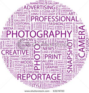 Photography Word Collage Clipart Clipart
