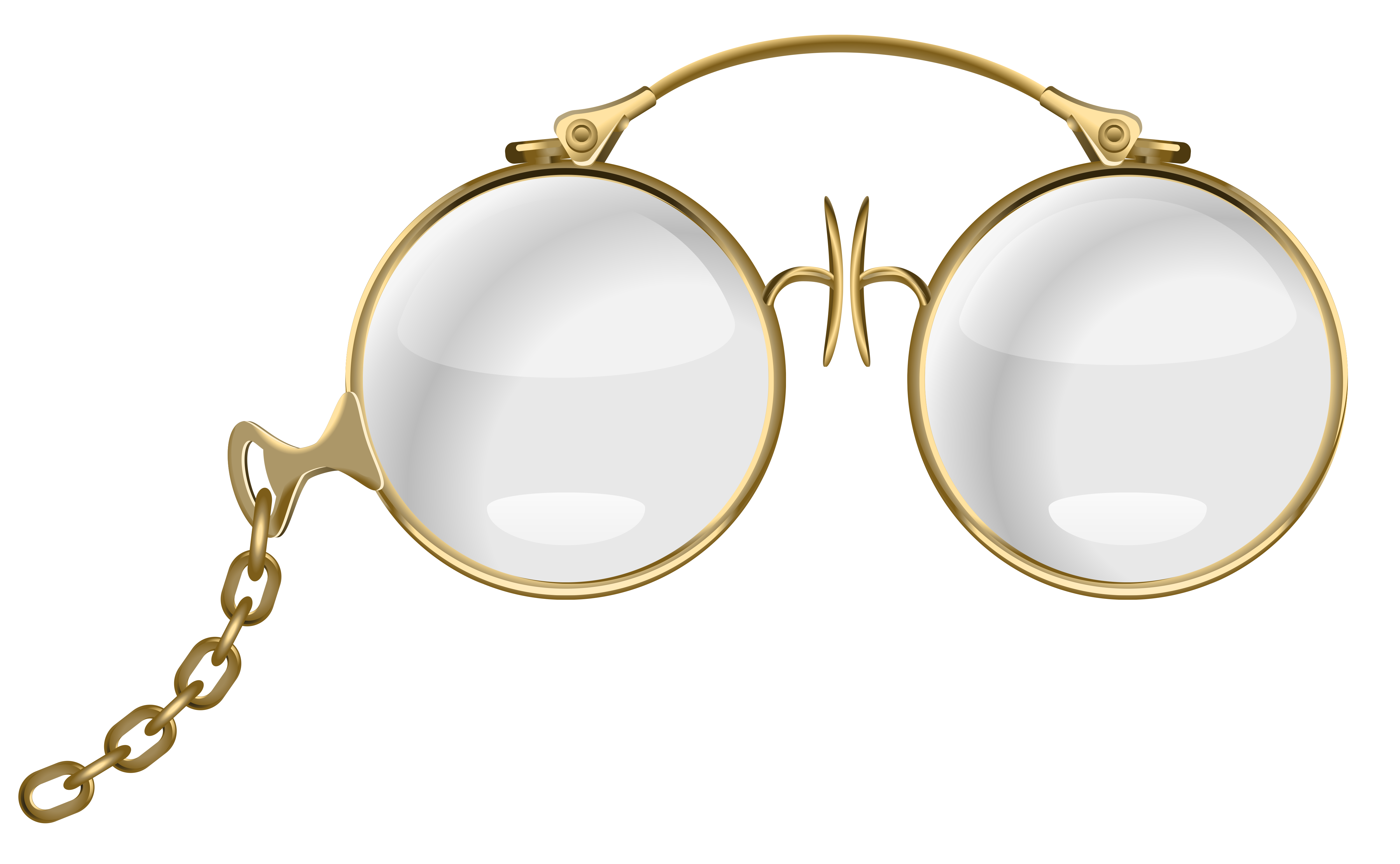 Picture Eyeglasses Hunting Gold Pearl The Nacre Clipart