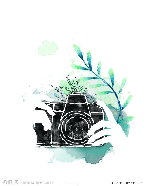 Lens Watercolor Photography Camera Free Download PNG HD Clipart