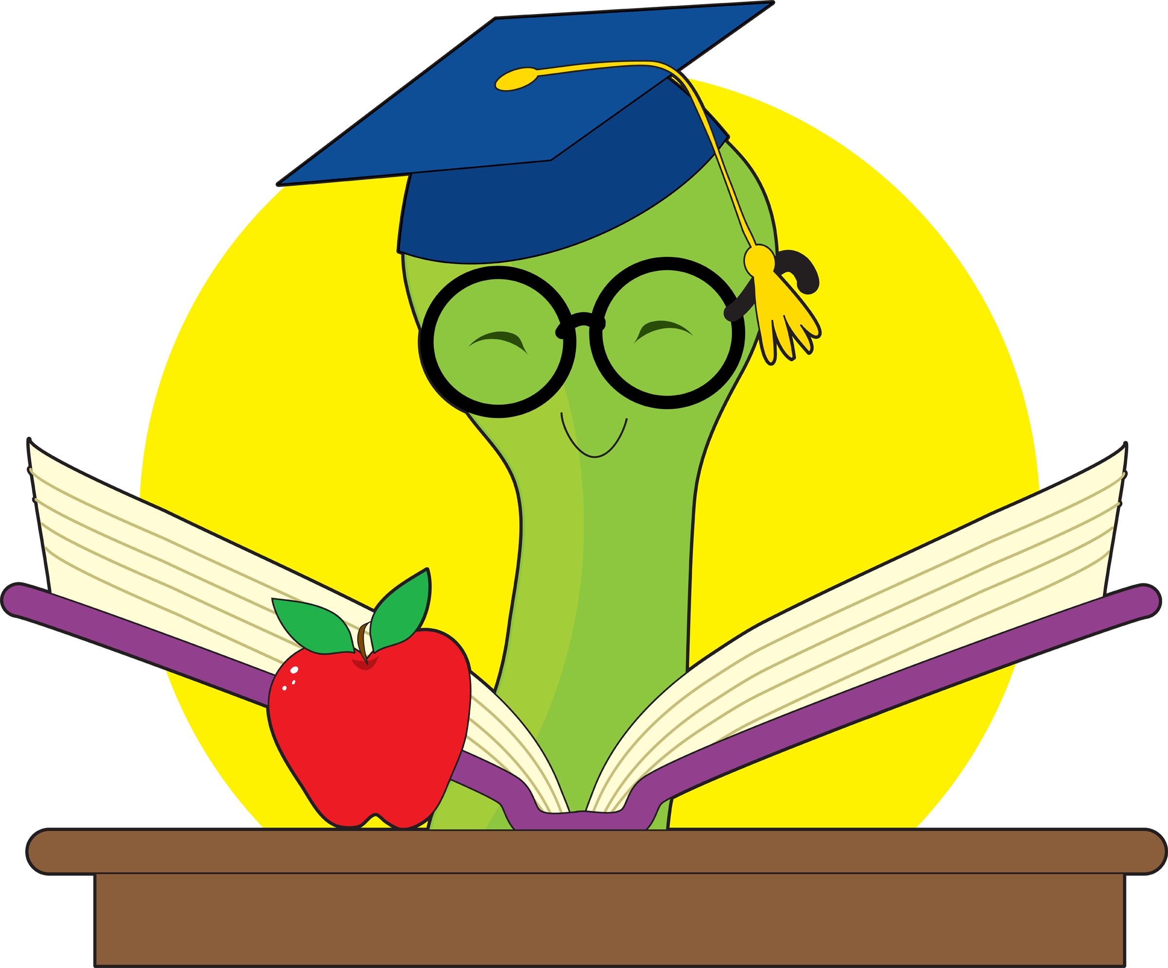 Poster Photography Illustration Snag Bookworm Stock Clipart