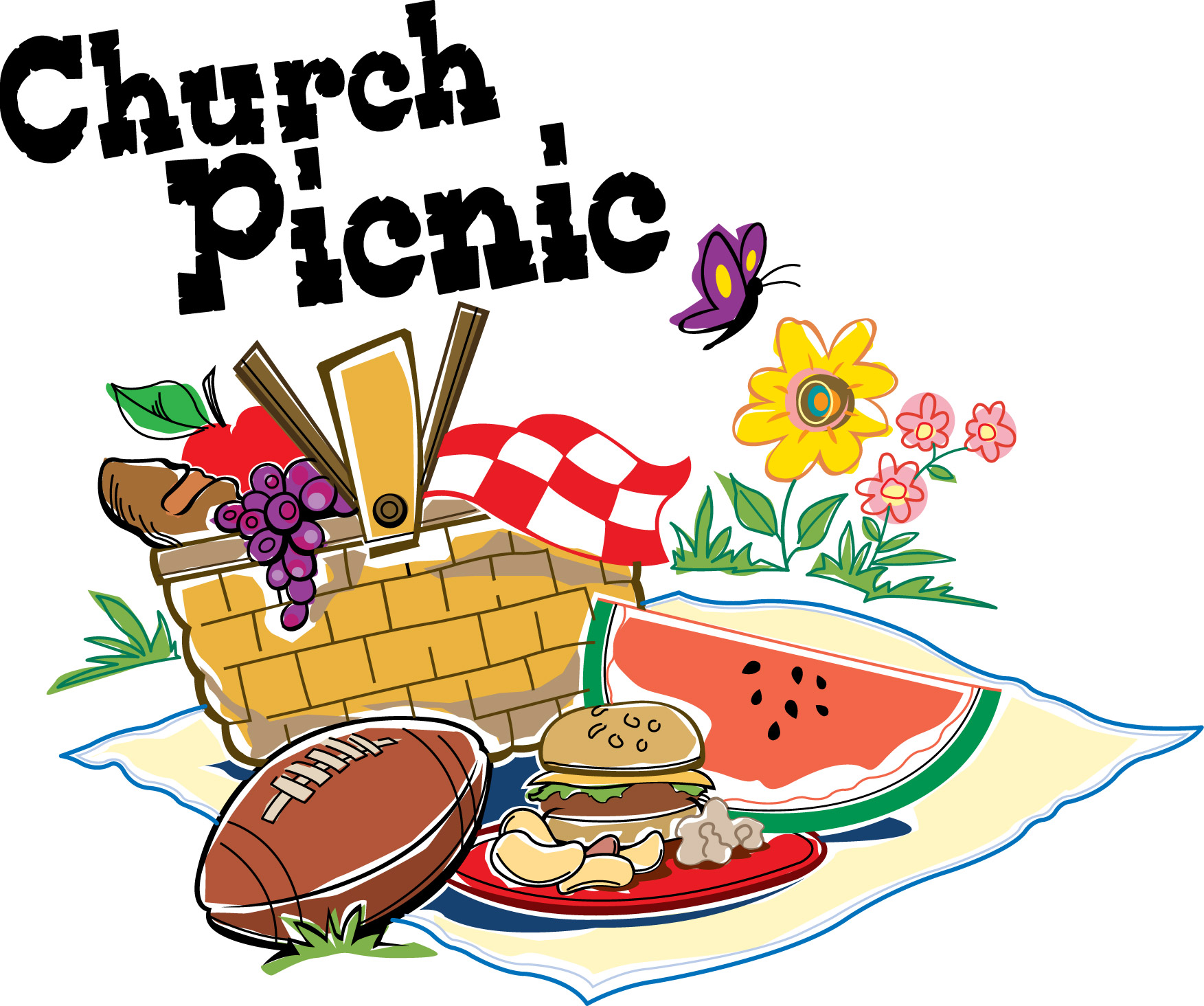 Picnic Black And White Images Png Image Clipart