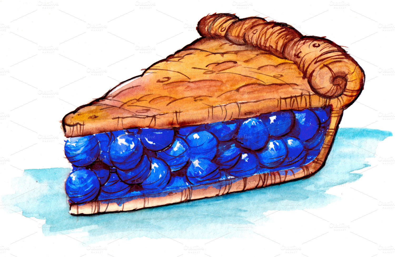 Blueberry Pies Kid Png Image Clipart