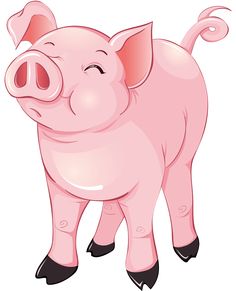Animated Cartoon Pig Cute Shady Png Image Clipart