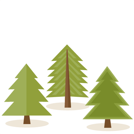 Three Pine Trees At Clker Vector Clipart