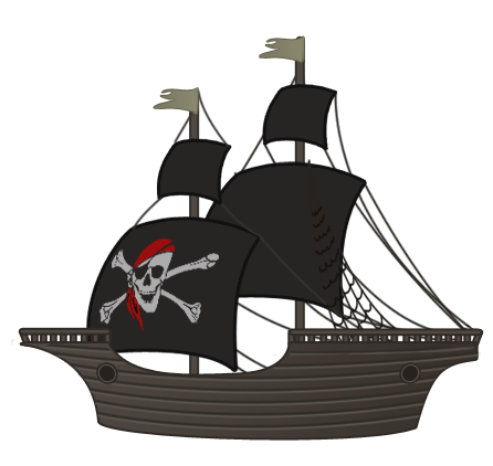 Free Dark Pirate Ship Download Png Clipart