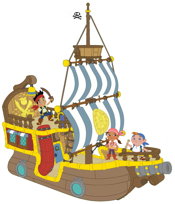 Jake Pirate Ship Hd Image Clipart