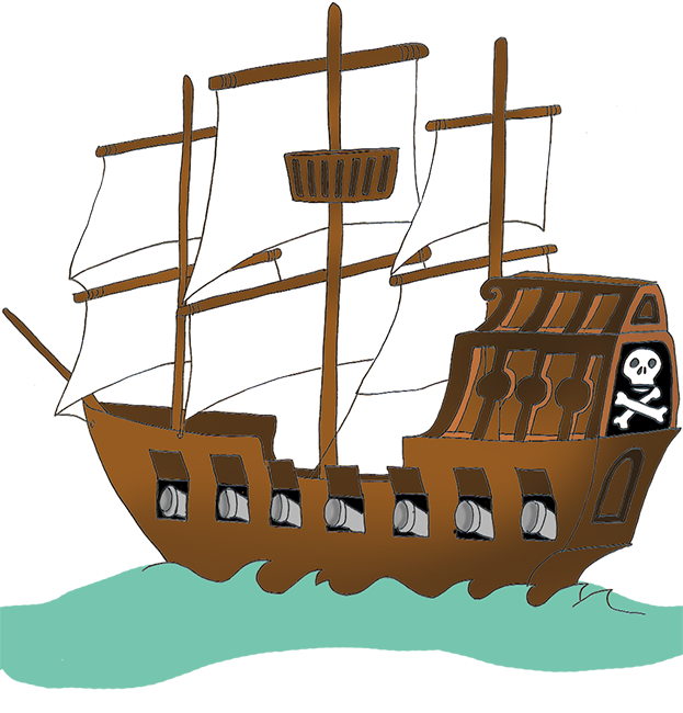 Pirate Ship Pirate Download Png Clipart