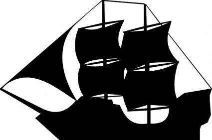 Pirate Ship Vector In Open Office Drawing Clipart