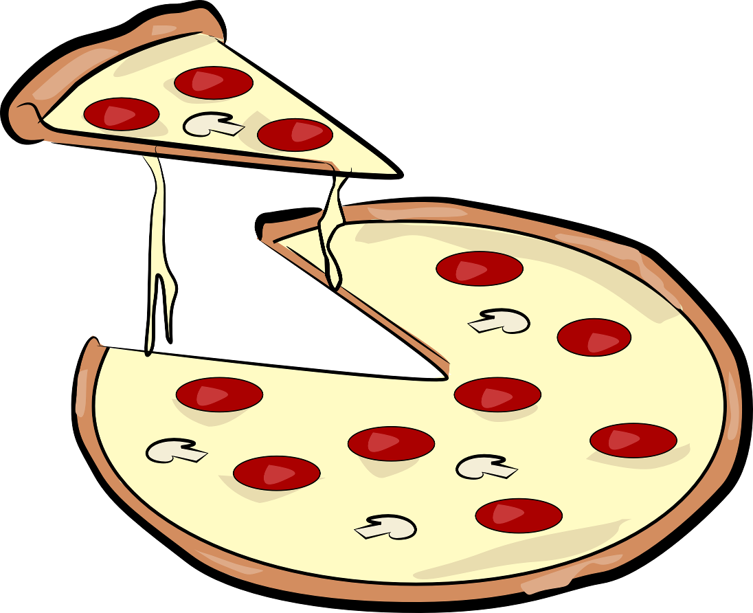 Pizza Black And White Images Png Image Clipart