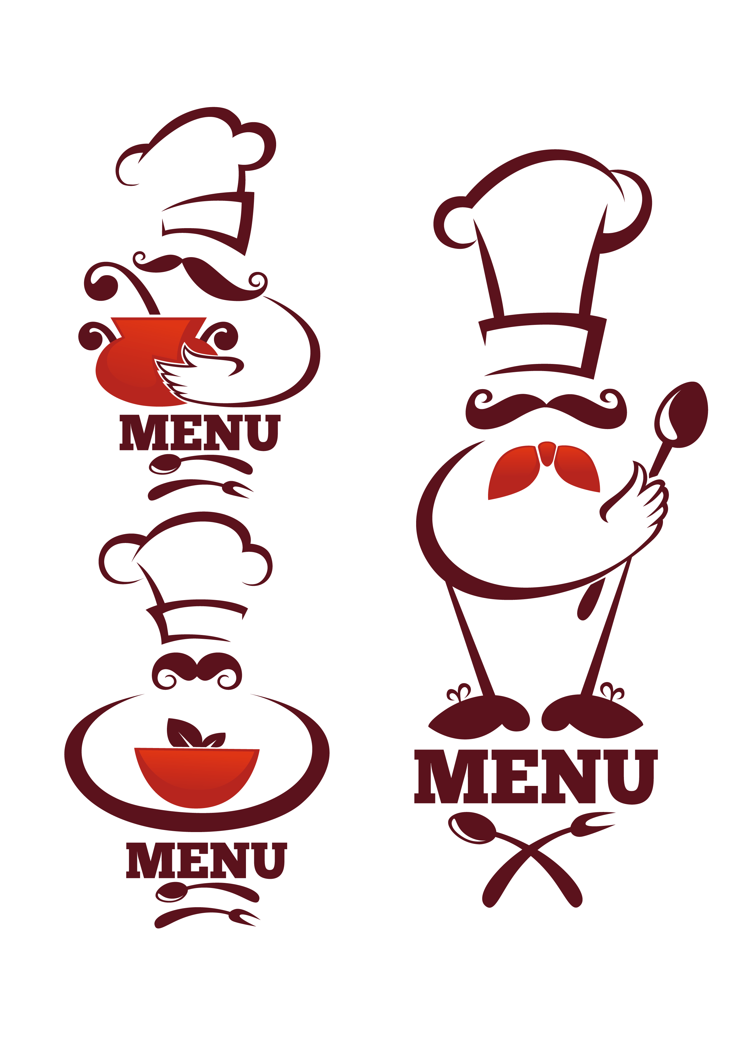 Chef'S Personal Chefs Material Uniform Chef Vector Clipart