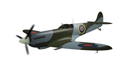 Supermarine Spitfire Plane Clipart