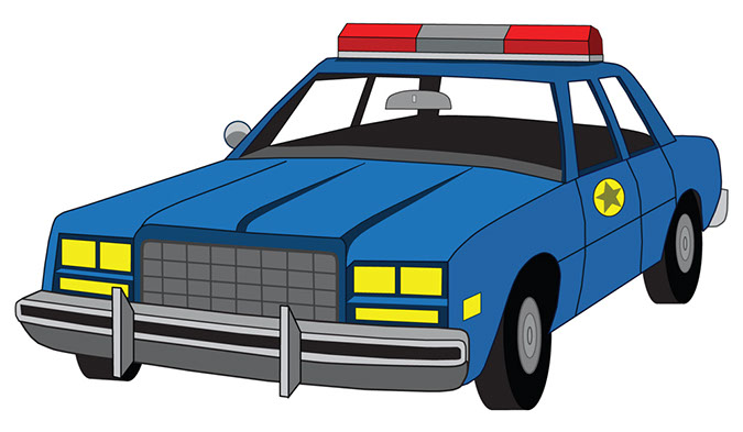 Auto Mobile Police Kid Hd Image Clipart