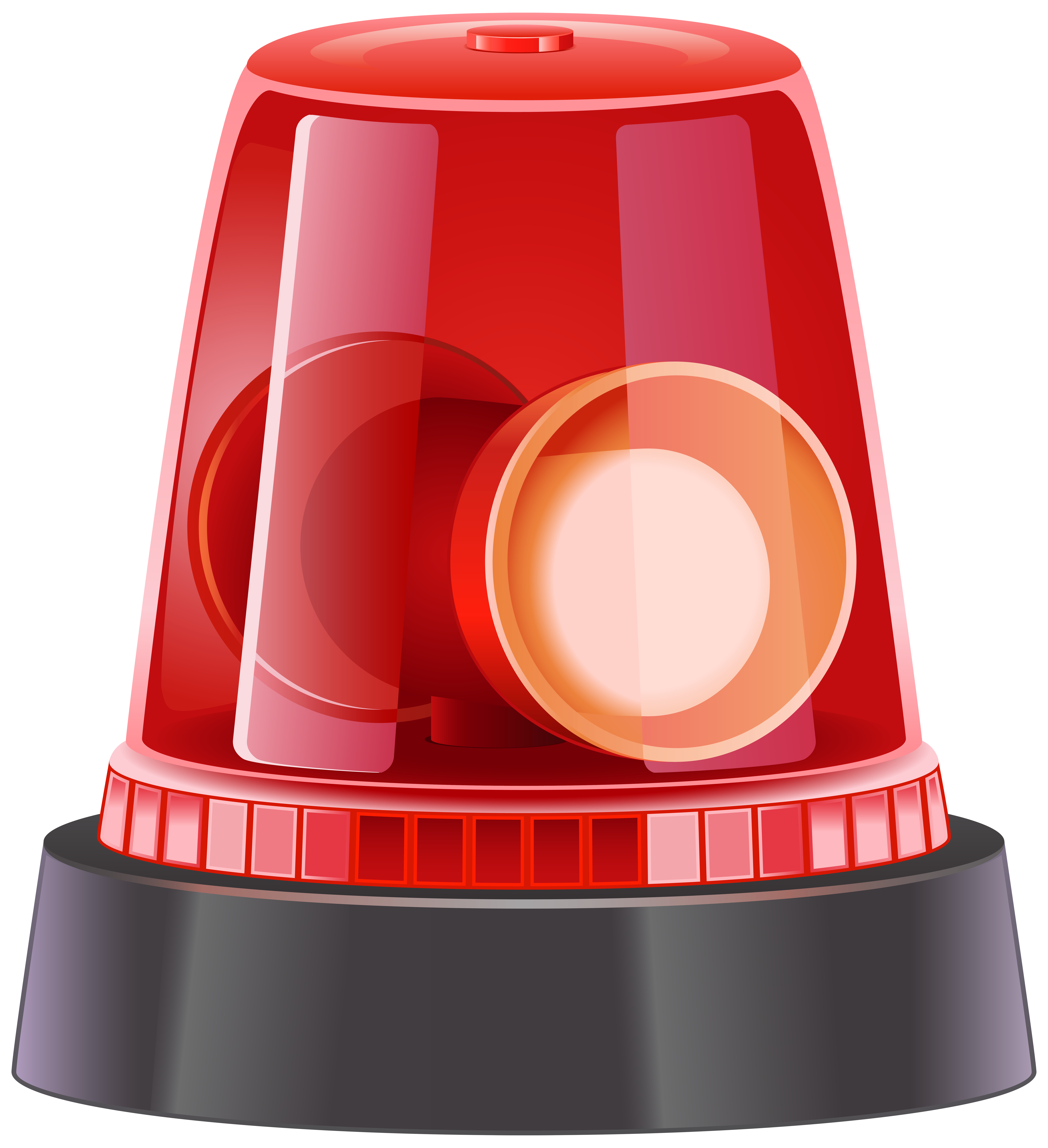 Siren Police Red HQ Image Free PNG Clipart