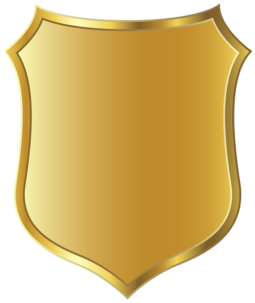 Police Badge Gold Badge Template Picture Clipart