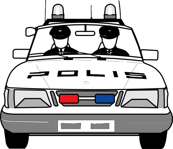 Police Car Vector 4Vector Clipart Clipart