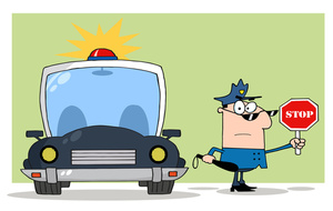 Police Car Car Image Cop Directing Traffic Clipart