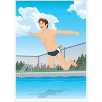 Free Swimming Pool Vector For Download About Clipart