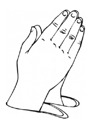 Praying Hands Black Prayer Hands Png Images Clipart