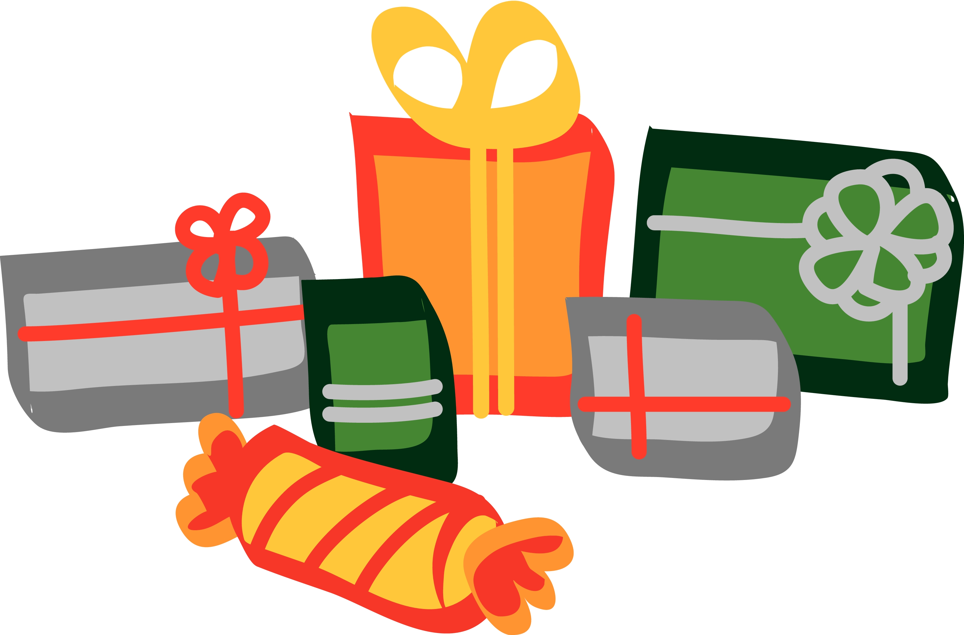 Lots Of Presents Kid Png Image Clipart