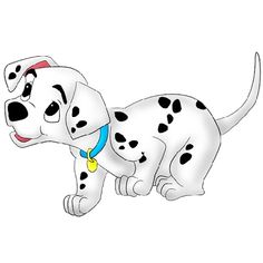 Puppy Cartoon Dalmatian Head Png Image Clipart