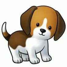 Puppy Pictures Of Cute Cartoon Puppies Silhouette Clipart