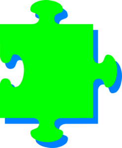 Green Blue Puzzle At Vector Hd Photo Clipart
