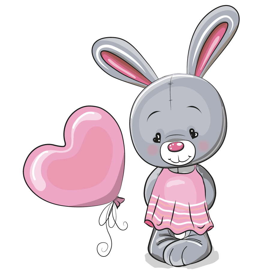 Cute Little Illustration Bunny Vector Rabbit Cuteness Clipart