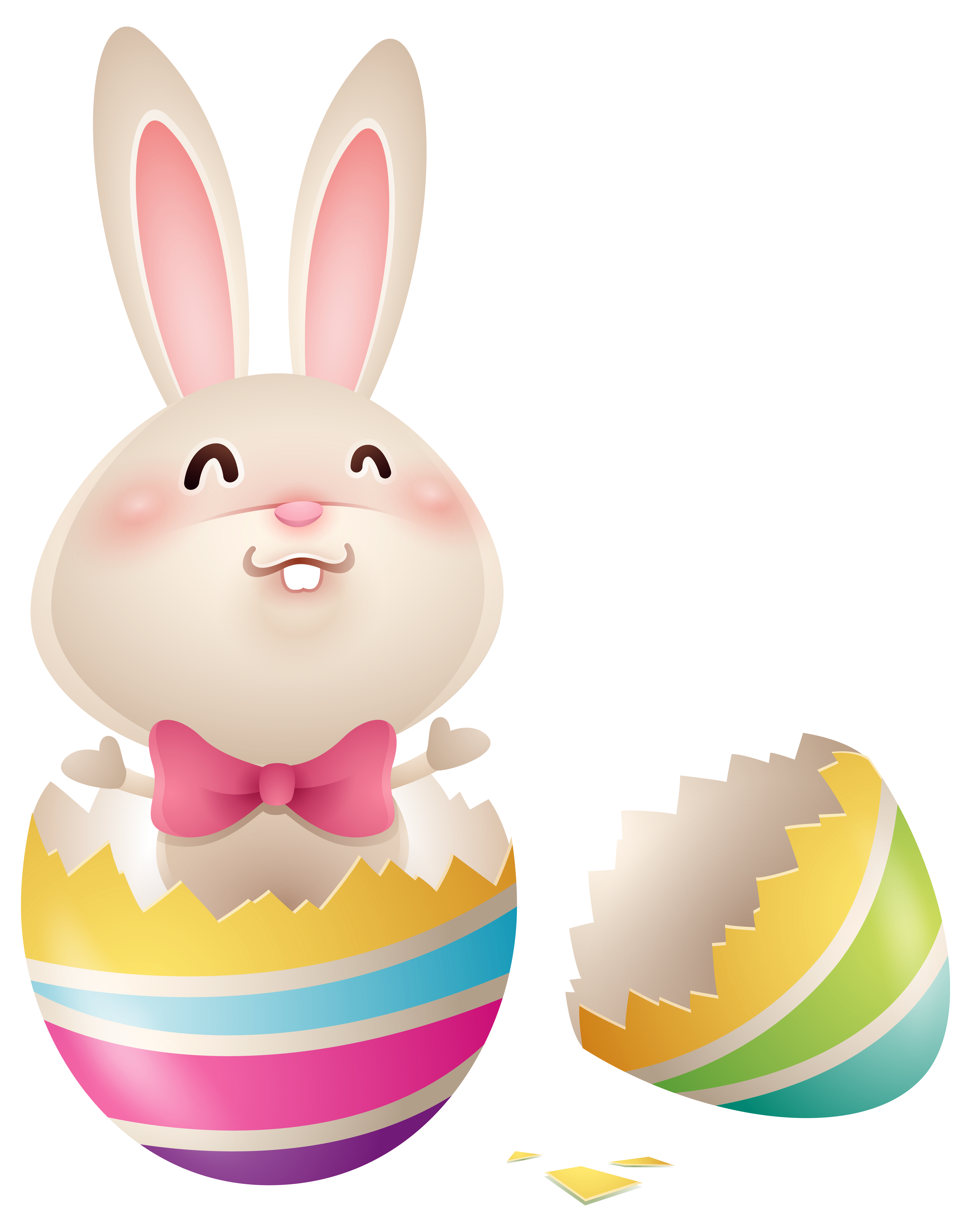 Egg Easter Bunny Rabbit In PNG File HD Clipart