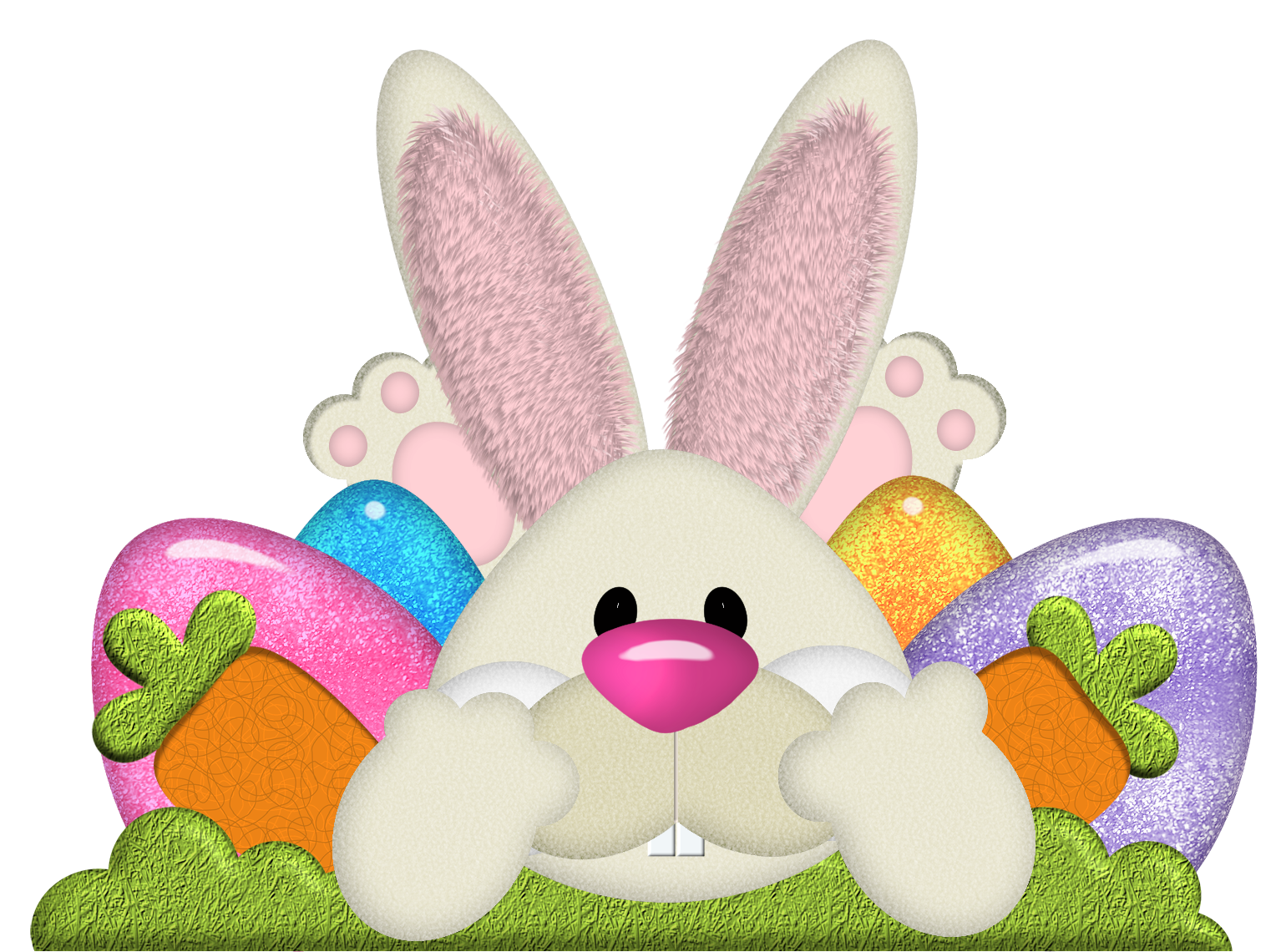 With Eggs Easter Bunny Transparent PNG File HD Clipart