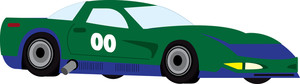 Race Car Image Image Of A Green Clipart