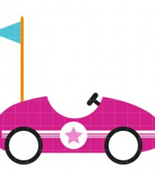 Pink Race Car Clipart Clipart