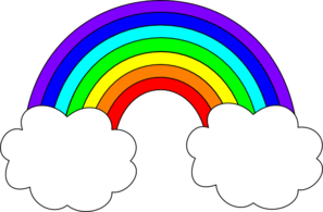 Rainbow Black And White Images Free Download Clipart