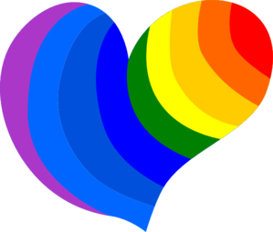 Rainbow Heart At Clker Vector Hd Image Clipart