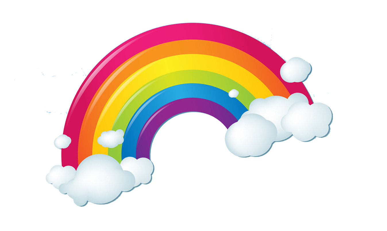 Png Rainbow With Clouds Transparent Rainbow With Clouds Png Images