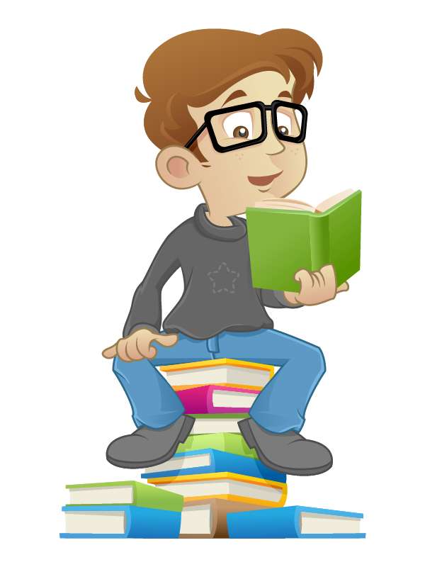 Reading Book Kid Child Free PNG HQ Clipart