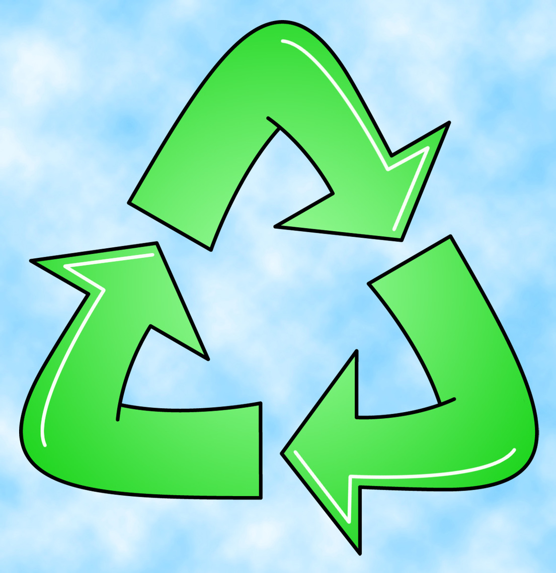 Recycle Recycling Symbol To Use Resource Clipart