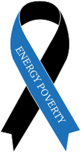 Energy Poverty Ribbon Clipart