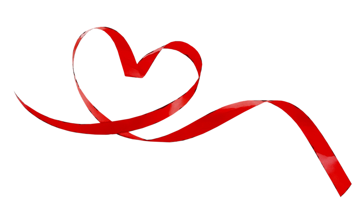 Heart Portable Red Graphics Ribbon Network Clipart