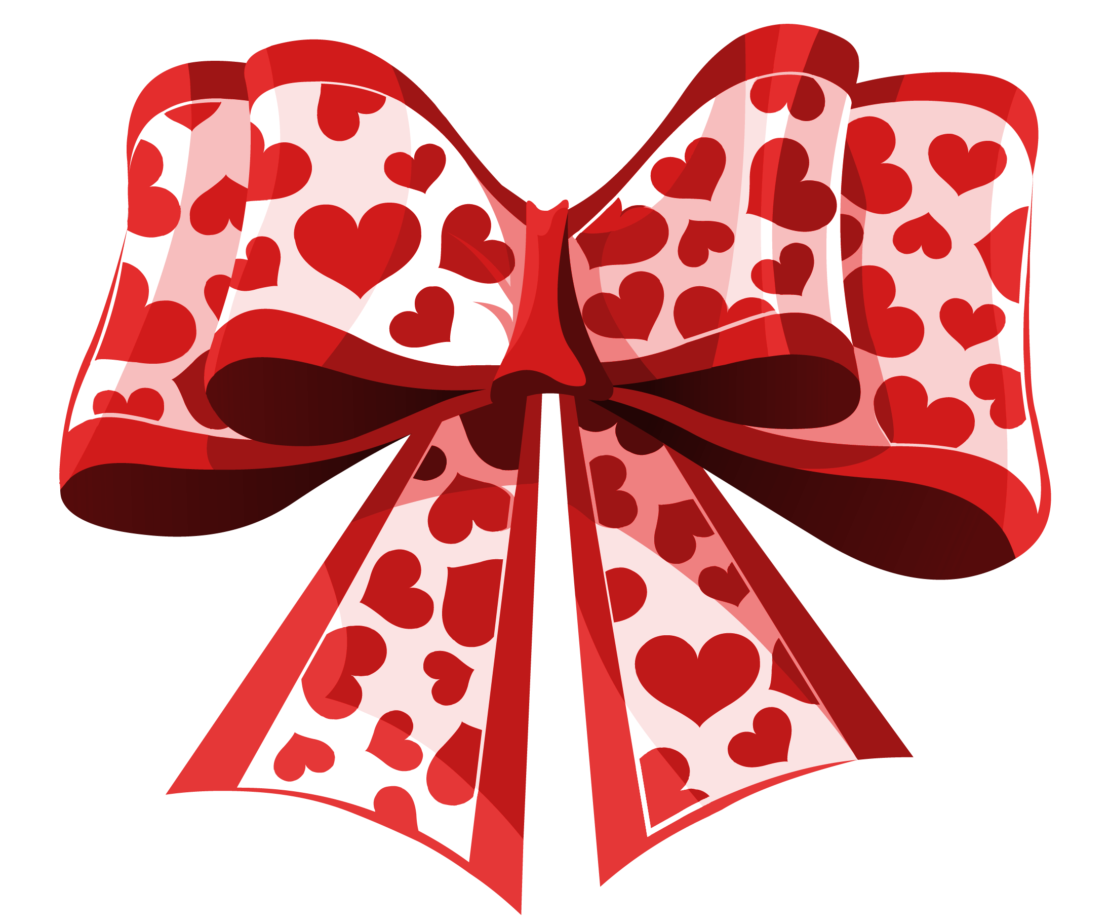 Heart Picture Valentine'S Valentine Ribbon Bow Day Clipart