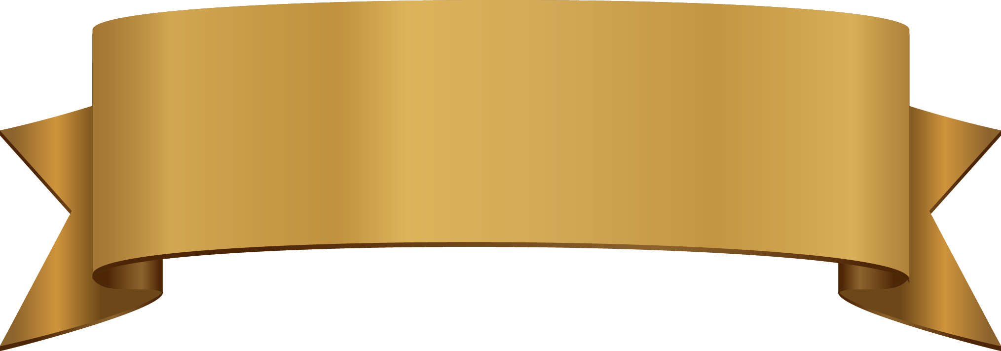 Gold Title Pattern Euclidean Vector Ribbon Clipart