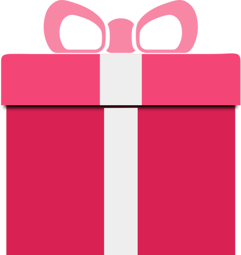 Pink Gift Box Clipart