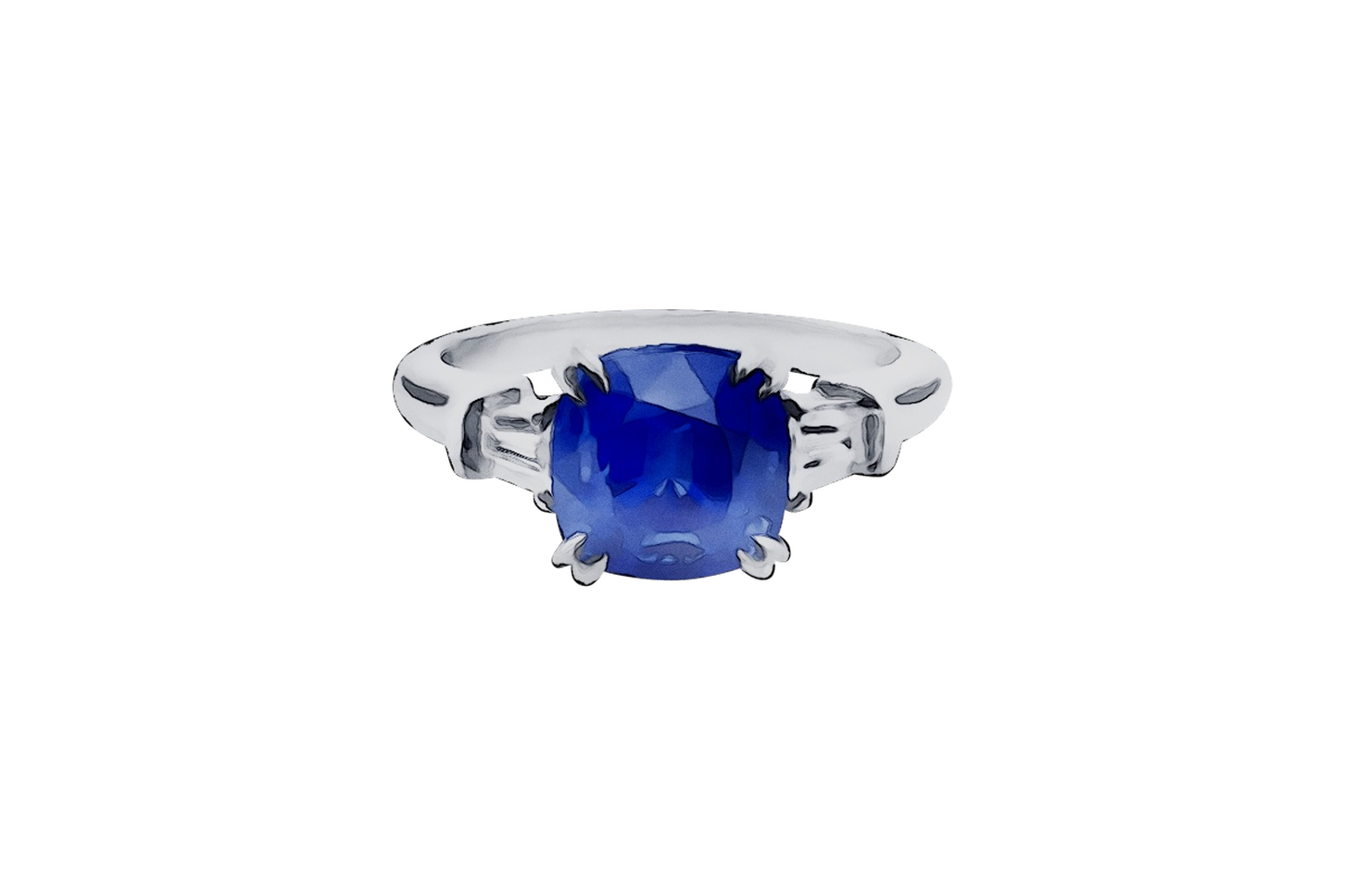 Body Ring Jewellery Sapphire Silver Free Download PNG HQ Clipart