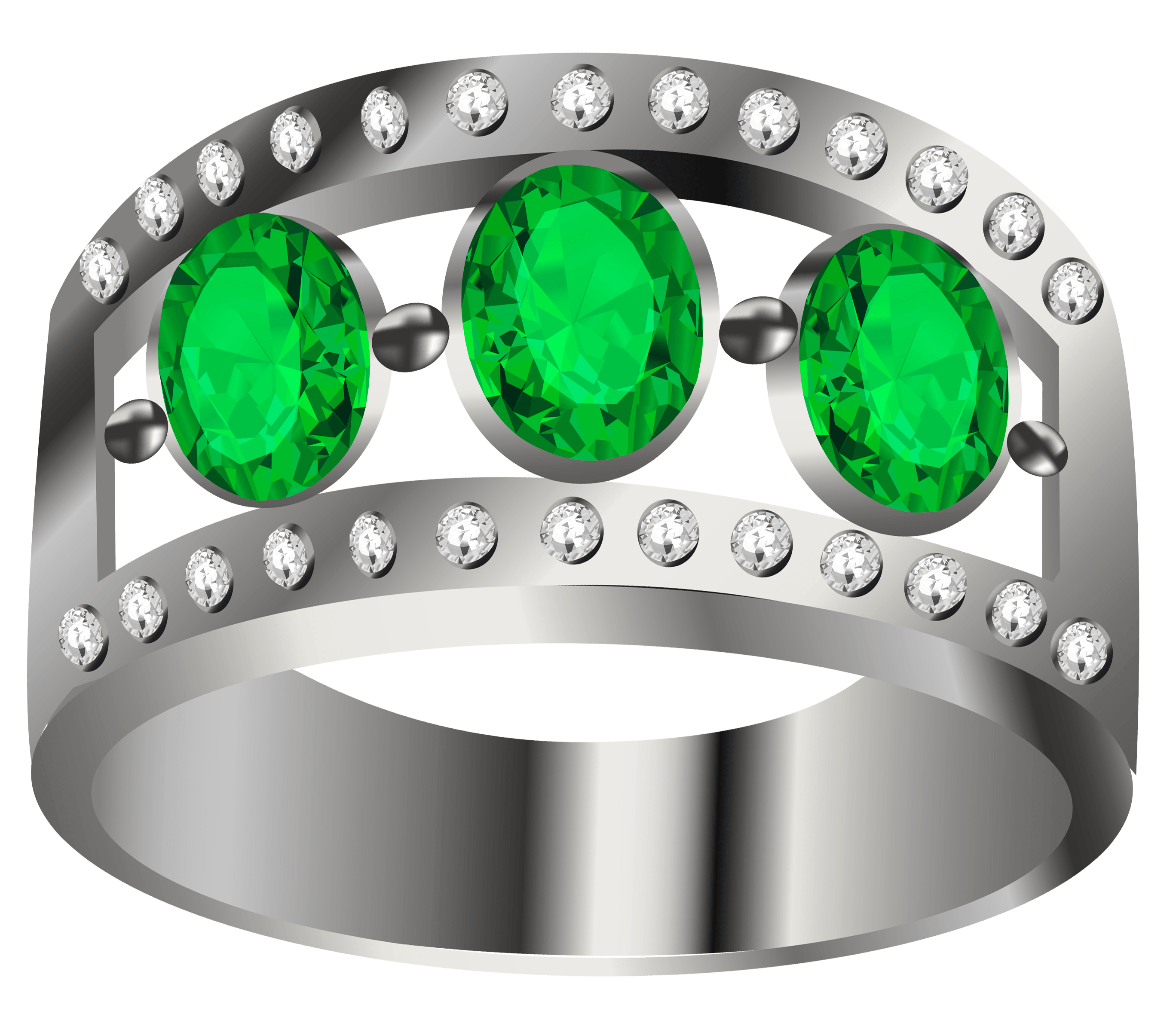 Earring Ring Jewellery Emerald PNG File HD Clipart
