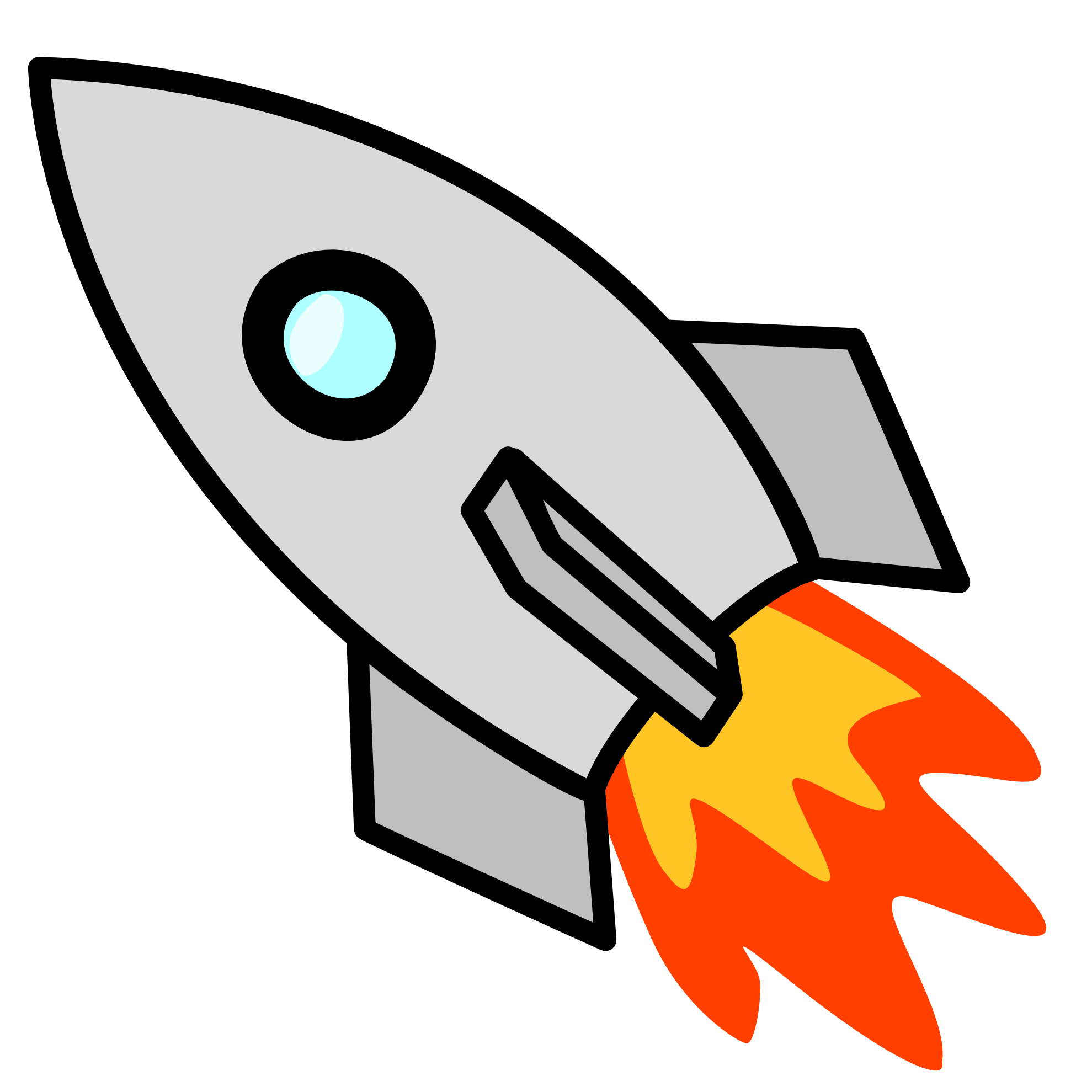 Rocket Black And White Images Hd Photos Clipart
