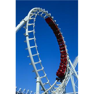 Clip Art Image Of Roller Coaster Sandra Clipart