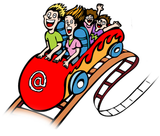 Roller Coaster User Experience Land Rollercoaster Rides Clipart