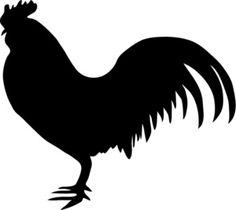 Chicken Hen Roosters Silhouette Silhouette And Clipart