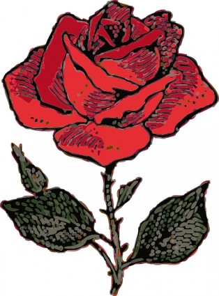 Roses Rose Vector In Open Office Drawing Clipart