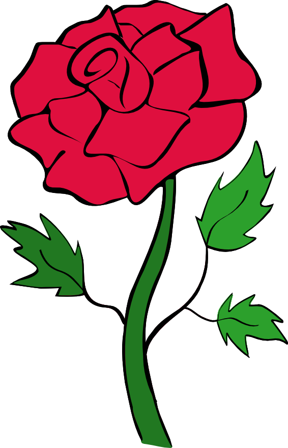 Roses Red Rose Outline Images Clipart Clipart