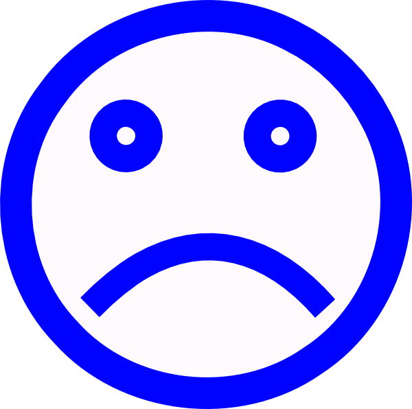 Sad Face Black And White Images Clipart